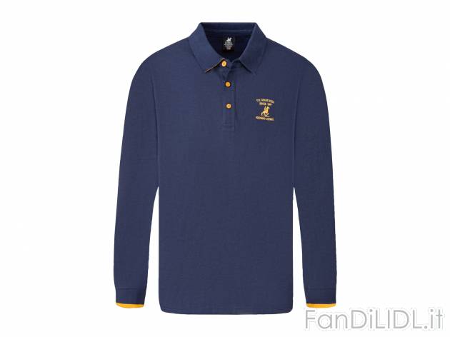 Polo a maniche lunghe da uomo Livergy-arancione, prezzo 9.99 &#8364; 
Misure: ...