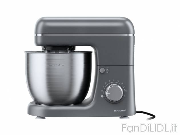 Robot da cucina Prezzo-lidl, prezzo 59.00 &#8364; 
Antracite 
- Sistema di mescolamento&nbsp;planetario ...