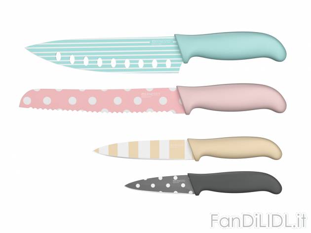 Set coltelli Ernesto, prezzo 9.99 &#8364; 
4 pezzi 
- Coltello per pane, da ...