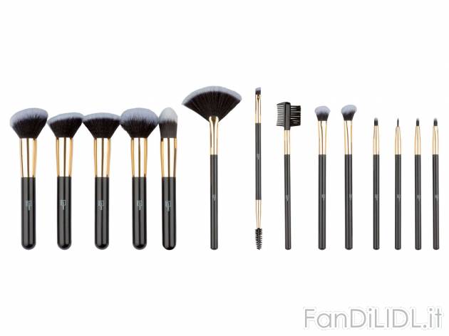 Set pennelli per il trucco Livarno, prezzo 11.99 &#8364;  
14 pezzi
Caratteristiche