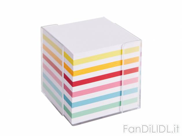 Cubo portafoglietti , prezzo 1.99 &#8364;  
-  800 fogli