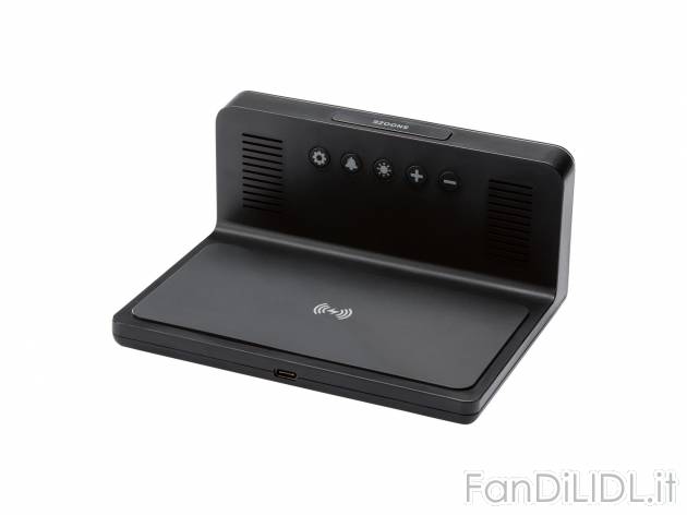 Sveglia digitale con stazione di ricarica QI Auriol, prezzo 29.99 &#8364; 
- ...
