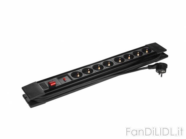 Presa multipla , prezzo 9.99 &#8364; 
- 8 prese
- Con pratica spina piatta
- ...