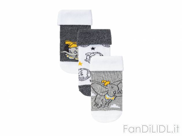 Calzini da neonato Winnie the Pooh, Mickey Mouse, Dumbo Disney, prezzo 2.99 &#8364; ...