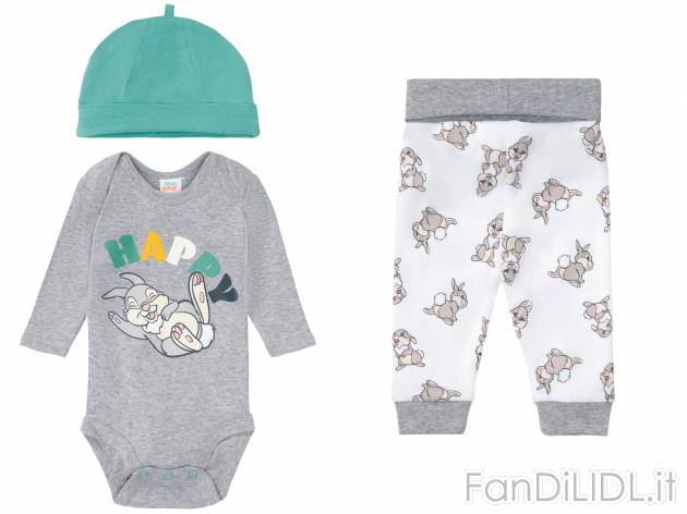Coordinato per neonato Winnie the Pooh, Mickey Mouse, Bambi Prezzo-lidl, prezzo ...