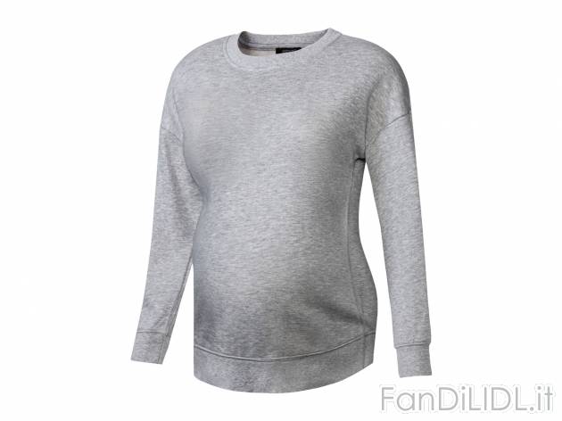 Felpa premaman Esmara, prezzo 14.99 &#8364; 
Misure: S-XL 
- Interno felpato
Taglie ...