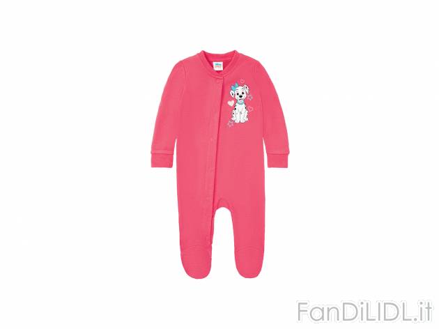 Pigiama intero da neonata Disney Prezzo-lidl, prezzo 6.99 &#8364; 
Misure: 2-24 ...