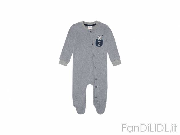 Pigiama intero da neonato Disney Prezzo-lidl, prezzo 6.99 &#8364; 
Misure: 2-24 ...