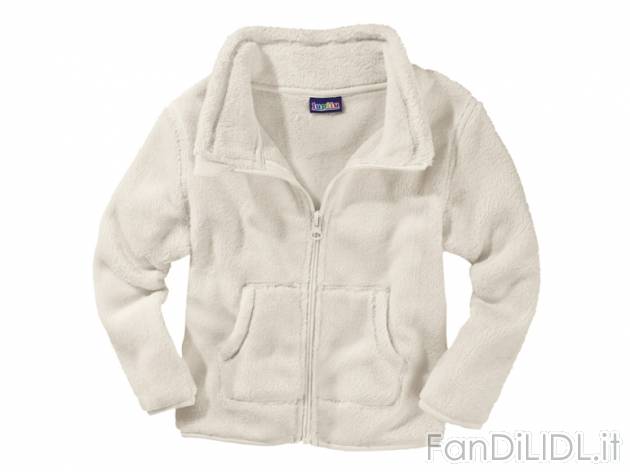 Giacca in pile da bambina Lupilu, prezzo 5,99 &#8364; per Alla confezione 
- ...