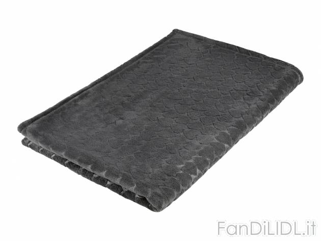 Plaid Livarno, prezzo 9.99 €  
150 x 200 cm
Caratteristiche

- OEKO-TEX green linked