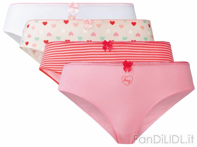 Slip da donna Happy-shorts, prezzo 11.99 &#8364; 
4 pezzi - Misure: S-L
Taglie ...