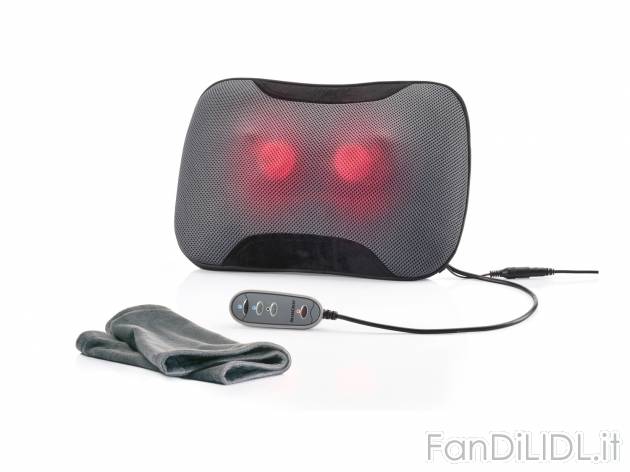 Cuscino per massaggi Shiatsu Silvercrest Personal Care, prezzo 34.99 € 
- 4 testine ...