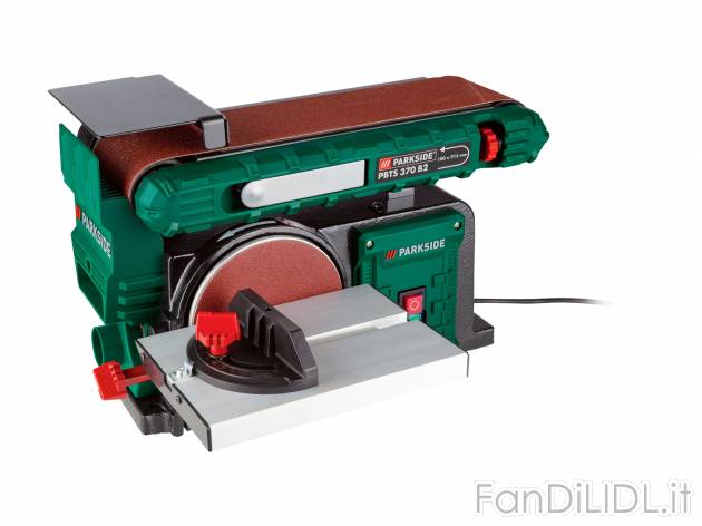 Levigatrice a nastro e a disco Parkside, prezzo 119.00 &#8364; 
- Nastro abrasivo ...