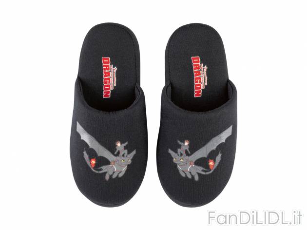 Pantofole da bambino Dragon Trainer, Marvel, Paw Patrol , prezzo 4.99 € 
Misure: ...