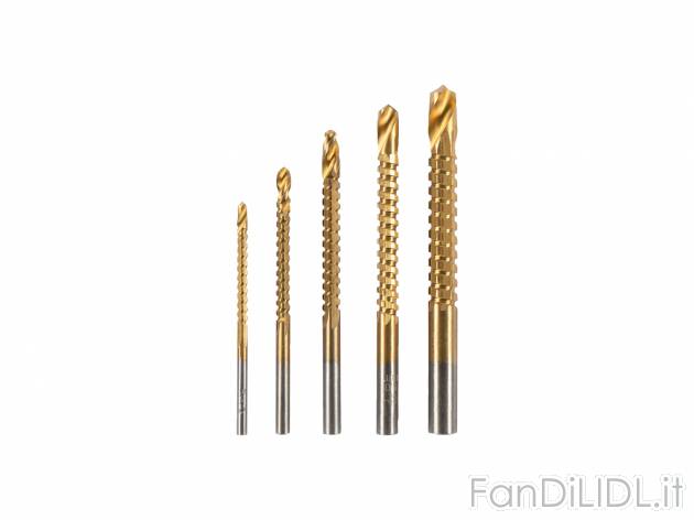 Set punte da trapano Parkside, prezzo 5.99 &#8364; 
3, 4, 5 o 7 pezzi 
- Per ...