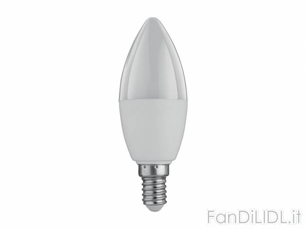 Lampadina multicolore a LED Livarno, prezzo 5.99 &#8364; 
Risparmia energia ...