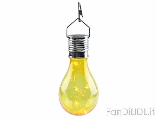 Lampadina decorativa a energia solare Livarno, prezzo 2.49 &#8364; 
- Clip per ...
