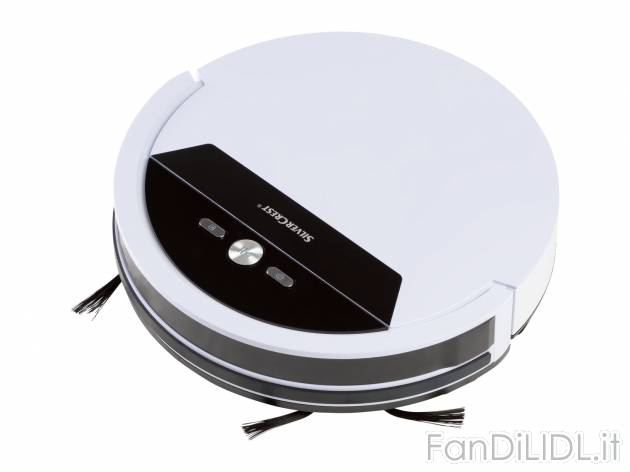 Robot aspirapolvere lavapavimenti Silvercrest, prezzo 149.00 € 
2 in 1: per lavare ...