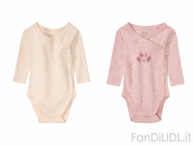 Body a manica lunga da neonata Lupilu-new, prezzo 7.99 &#8364; 
2 pezzi - Misure: ...