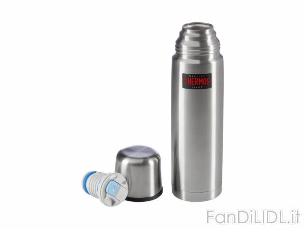 Borraccia termica Thermos, prezzo 19.99 &#8364; 
0,75 L 
- In acciaio inox
Caratteristiche
 ...