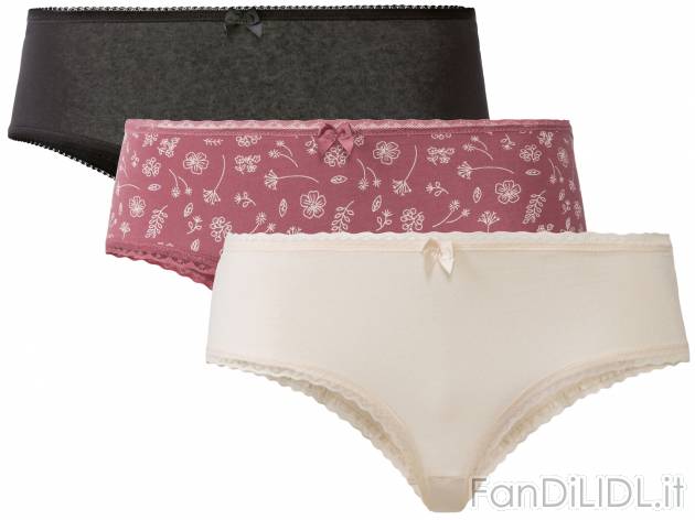 Culottes da donna Esmara, prezzo 8.99 &#8364; 
3 pezzi - Misure: S-L 
- Con ...