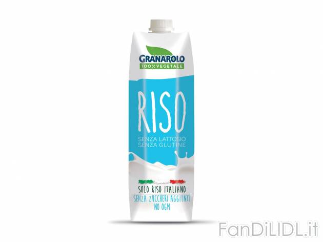 Bevanda vegetale UHT a base di riso , prezzo 1.69 &#8364; per 1 l confezione ...