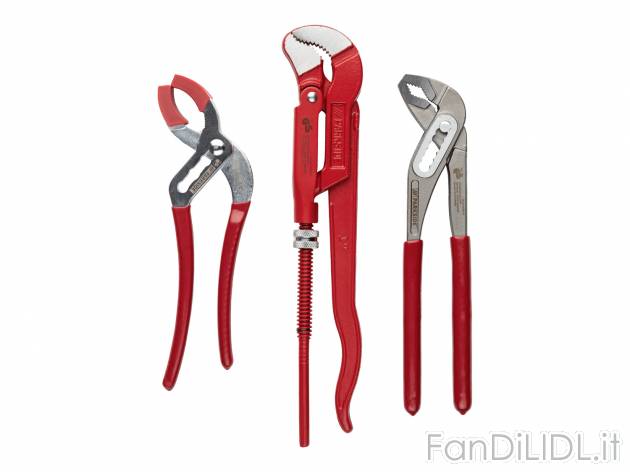 Set pinze per idraulica o pinza poligrip Parkside, prezzo 14.99 &#8364; 
1 o ...