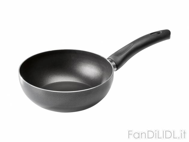 Wok, casseruola o padella Ernesto, prezzo 6.99 &#8364; 
- Rivestimento antiaderente
- ...