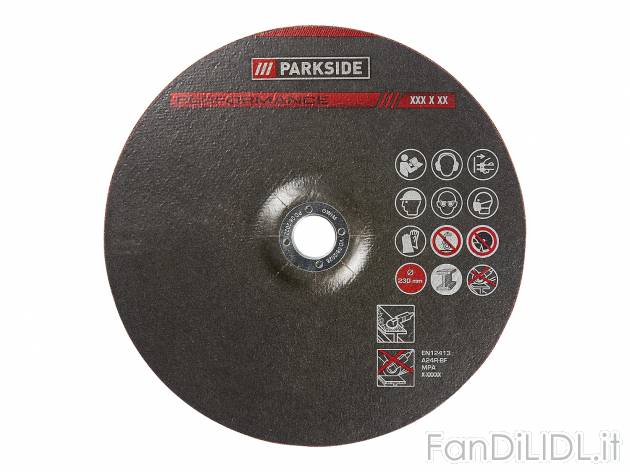 Set mole abrasive da taglio o mola diamantata Parkside_performance, prezzo 5.99 ...