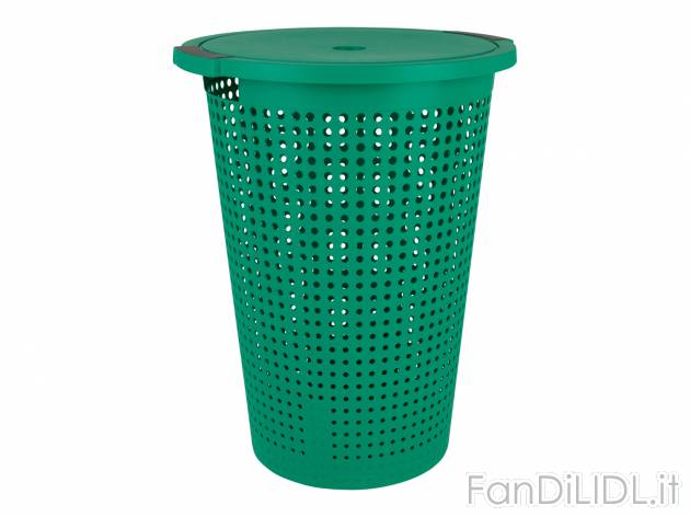 Cesto portabiancheria Livarno, prezzo 9.99 &#8364; 
36 L 
- Carico max.: 10 ...