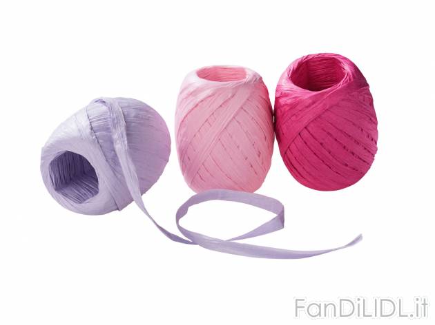 Set nastri di rafia , prezzo 0.99 &#8364;  
-  30 m x 70 mm