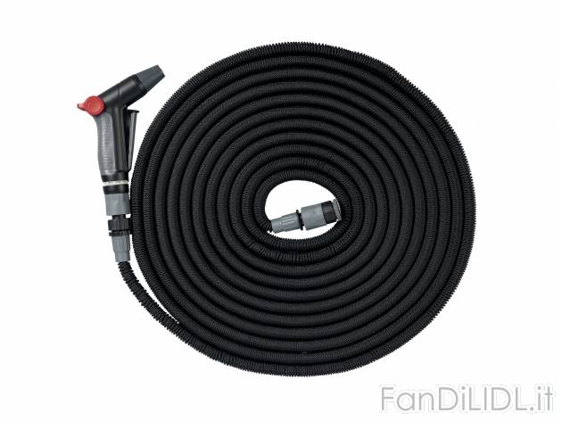 Tubo estensibile da giardino Parkside, prezzo 24.99 &#8364; 
30 m 
- Si dilata ...