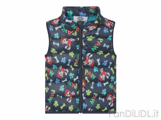Gilet imbottito per bambini Paw Patrol, Peppa Pig Oeko-tex, prezzo 12.99 &#8364; ...