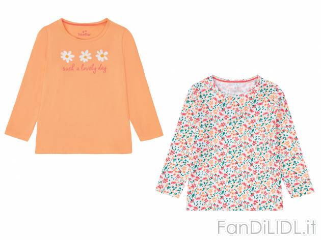 Maglia a maniche lunghe da bambina Lupilu-new, prezzo 5.99 &#8364; 
2 pezzi ...