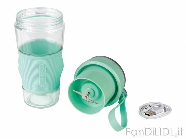 Frullatore per smoothie portatile Gourmetmaxx, prezzo 17.99 &#8364; 
- Principio ...