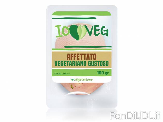 Affettato vegetariano gustoso , prezzo 2.59 &#8364; per 100 g confezione 
- ...