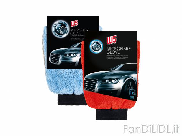 Guanto microfibra per pulizia auto , prezzo 2.99 &#8364;  
-  1 pezzo