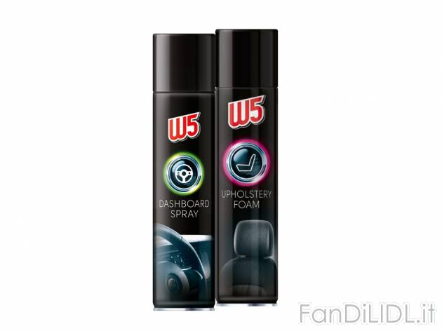 Spray per cruscotto o schiuma detergente per interni auto , prezzo 1.49 &#8364;