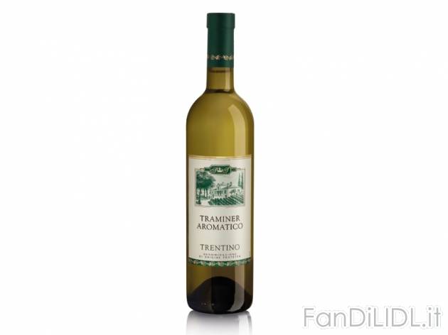 Traminer DOP Aromatico , prezzo 2,99 &#8364; per 0.75 l, € 3,99/l EUR. 
- ...