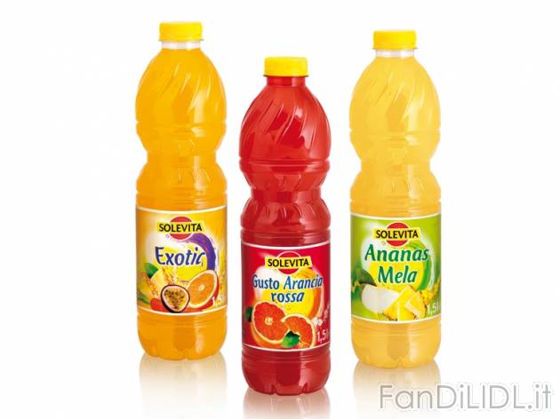 Bevanda alla frutta , prezzo 0,65 &#8364; per 1.5 l, € 0,43/l EUR. 
- A scelta ...