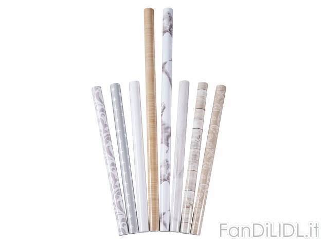 Pellicola adesiva decorativa , prezzo 1.99 &#8364;  
-  67,5x150 cm
-  45x200 cm