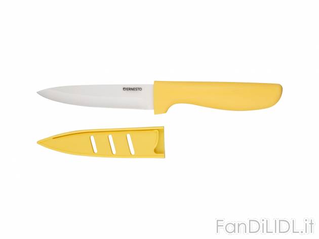 Coltello con lama in ceramica Ernesto, prezzo 3.99 &#8364; 
10 cm 
- Custodia ...