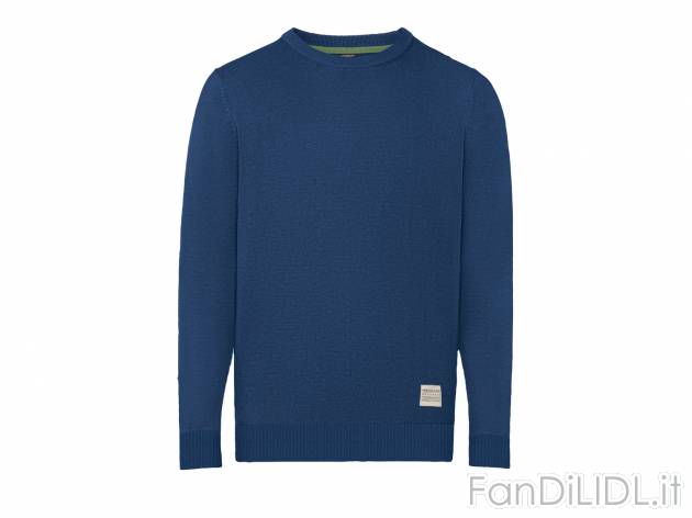 Pullover in canapa da uomo Livergy, prezzo 14.99 &#8364; 
Misure: S-XL 
- Con ...