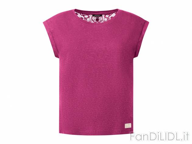 T-Shirt in canapa da donna Esmara, prezzo 8.99 &#8364; 
Misure: S-L 
- Con cotone ...