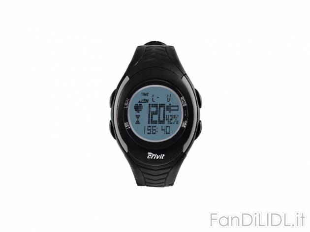 Orologio da polso Crivit Sports, prezzo 14,99 &#8364; per Alla confezione 
- ...