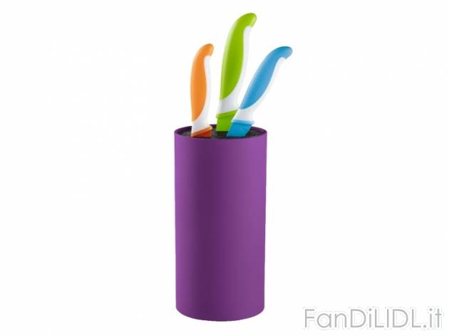 Ceppo portacoltelli Ernesto, prezzo 11,99 &#8364; per Alla confezione 
- Piedini ...