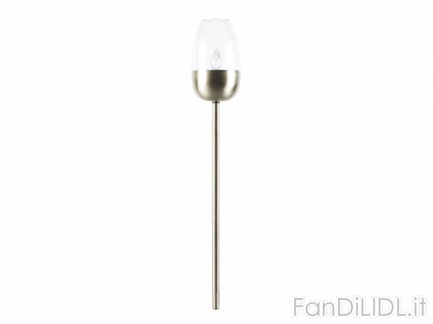 Lampada LED ad energia solare Livarno, prezzo 11.99 &#8364; 
1 o 3 pezzi 
A ...