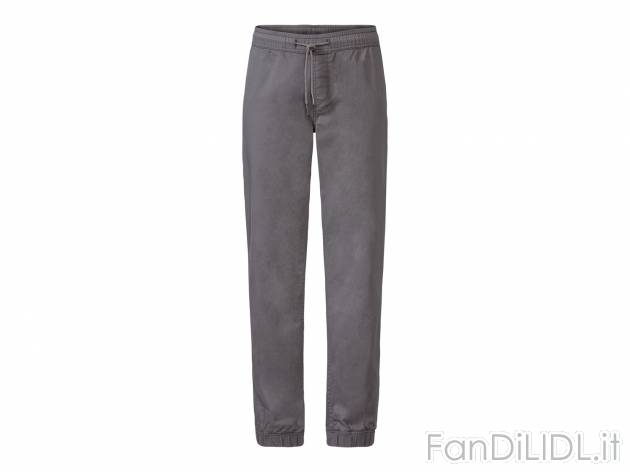 Pantaloni Chino Tapered Fit da uomo Livergy, prezzo 12.99 &#8364; 
Misure: 48-58
Taglie ...