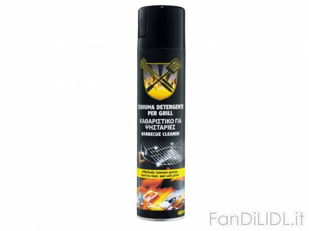 Spray pulizia grill , prezzo 1,49 &#8364; per 400-ml, € 3,73/l EUR. 
- Per ...