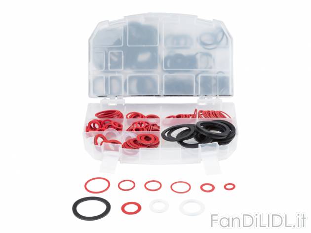 Set di guarnizioni Parkside, prezzo 6.99 €  
-  383 o 420 pezzi
Caratteristiche